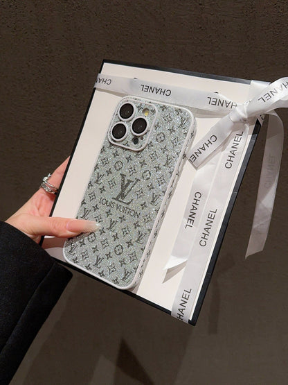 iPhone用高級クリスタルスパンコールケース