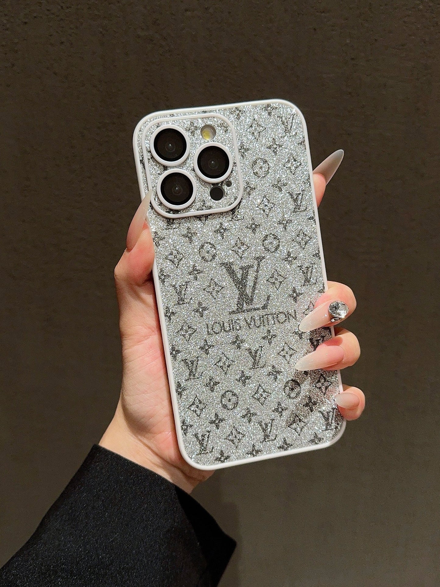 iPhone用高級クリスタルスパンコールケース