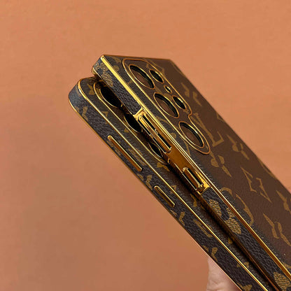 ファッションブランドレザー高級高級サムスン保護ケース