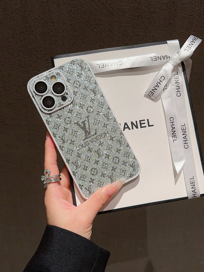 iPhone用高級クリスタルスパンコールケース