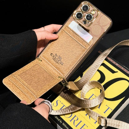 エリート コーチ レザー ウォレット iPhone ケース