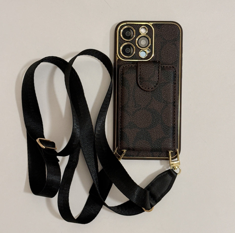 エリート コーチ レザー ウォレット iPhone ケース