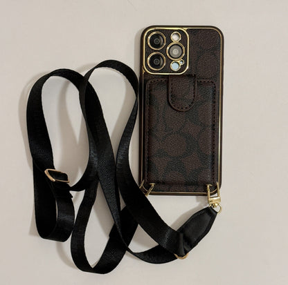 エリート コーチ レザー ウォレット iPhone ケース