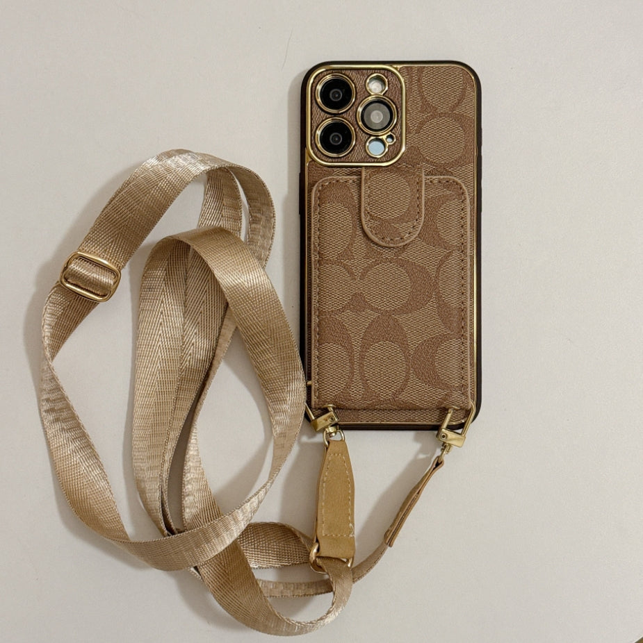 エリート コーチ レザー ウォレット iPhone ケース