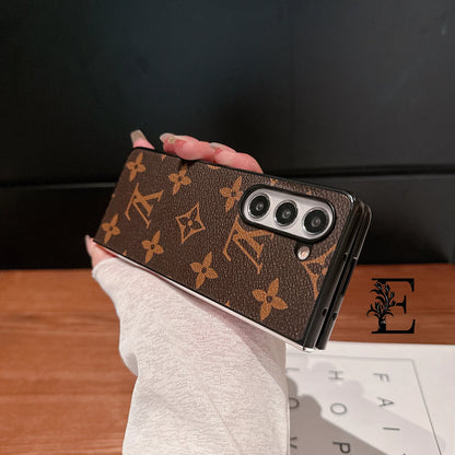 Z Foldシリーズ用プレミアムLVレザーケース