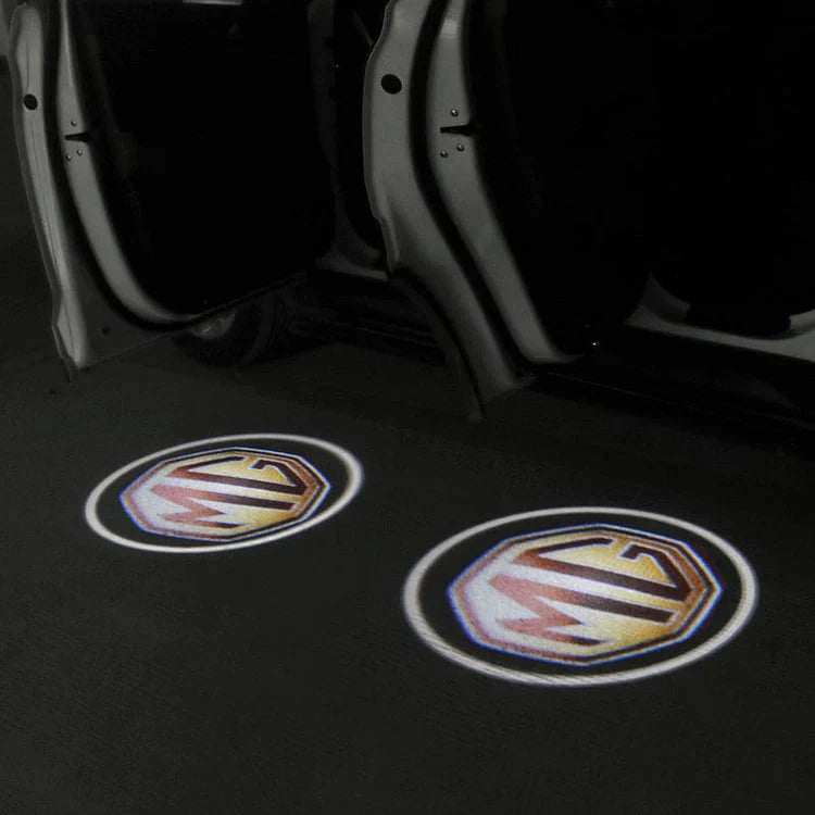 2025最新✨カーボンファイバー5DスマートセンサーLEDウェルカムライト