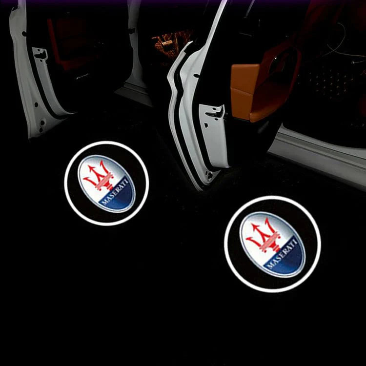 2025最新✨カーボンファイバー5DスマートセンサーLEDウェルカムライト