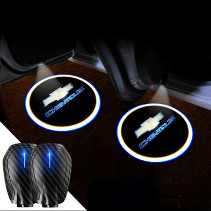 2025最新✨カーボンファイバー5DスマートセンサーLEDウェルカムライト