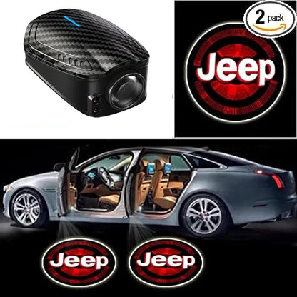 2025最新✨カーボンファイバー5DスマートセンサーLEDウェルカムライト