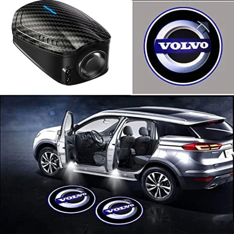 2025最新✨カーボンファイバー5DスマートセンサーLEDウェルカムライト