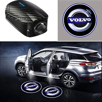 2025最新✨カーボンファイバー5DスマートセンサーLEDウェルカムライト