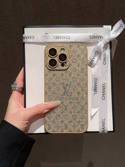 iPhone用高級クリスタルスパンコールケース