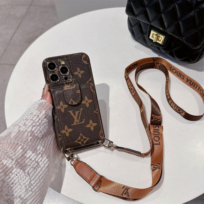 エレガントな多機能iPhoneウォレットケース