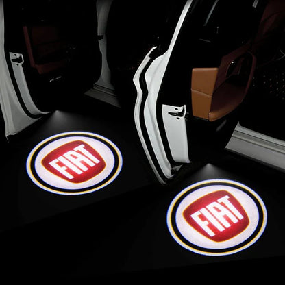 2025最新✨カーボンファイバー5DスマートセンサーLEDウェルカムライト