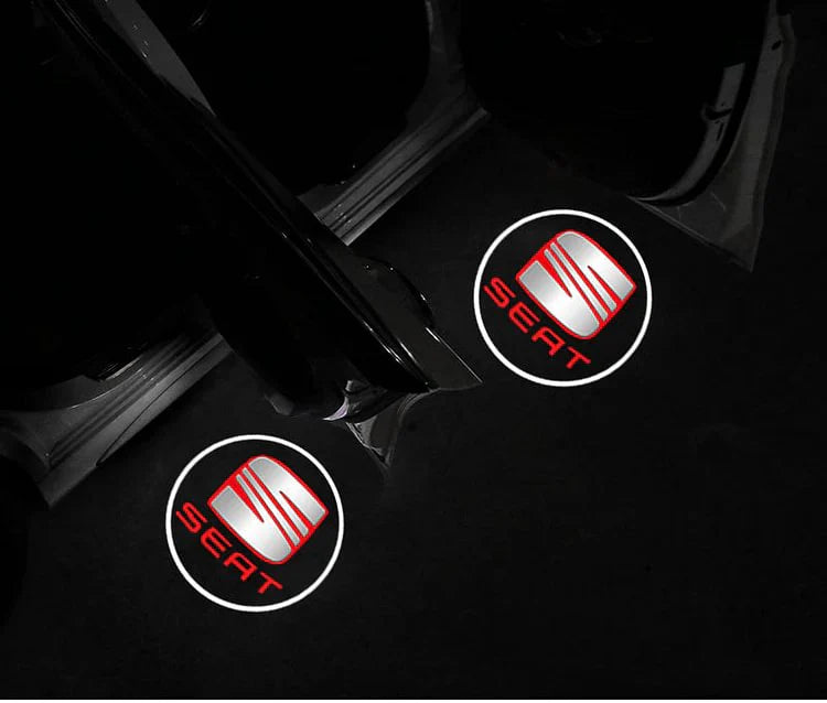 2025最新✨カーボンファイバー5DスマートセンサーLEDウェルカムライト