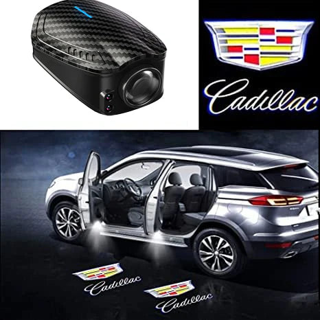 2025最新✨カーボンファイバー5DスマートセンサーLEDウェルカムライト