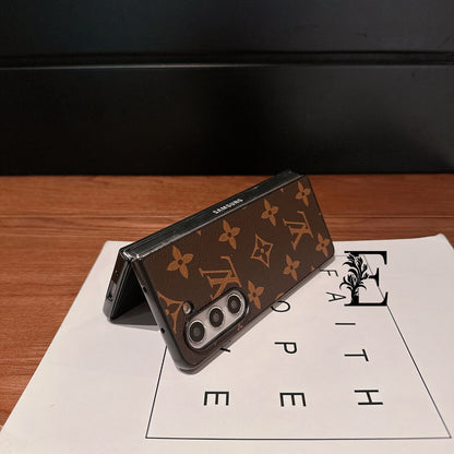 Z Foldシリーズ用プレミアムLVレザーケース